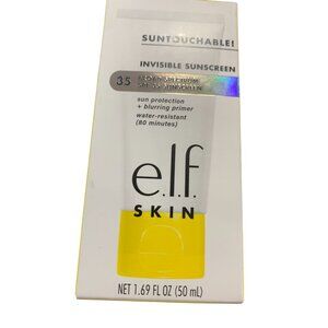 New Elf Suntouchable Invisible Sunscreen 1.69 fl oz 35 SPF Broad Spectrum All Sk